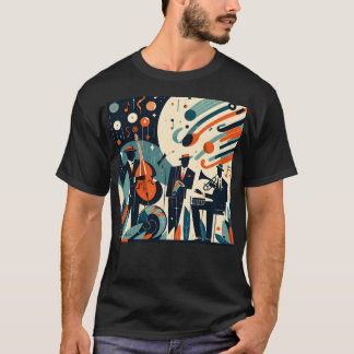 T-shirt Mid Century Modern Jazz Age Trio