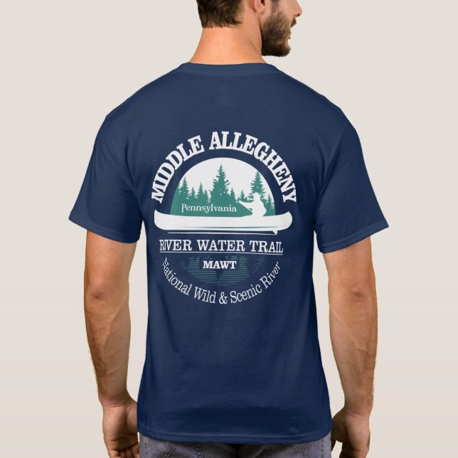 T-shirt Middle Allegheny River WT (CT) (Dos)
