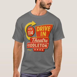 T-shirt Middleton Rt 114 Drive-In Middleton, MA Retro Driv