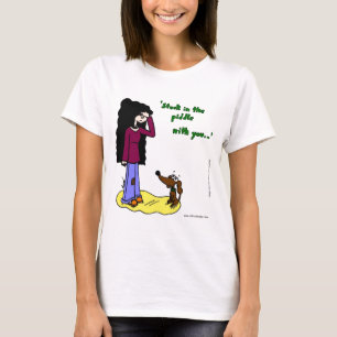 T-shirt Midge "Coincé Dans L'Aiguille Avec Vous" Femme Tee