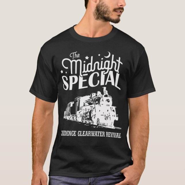 T-shirt Midnight Special Ccr American Rock Band (Devant)