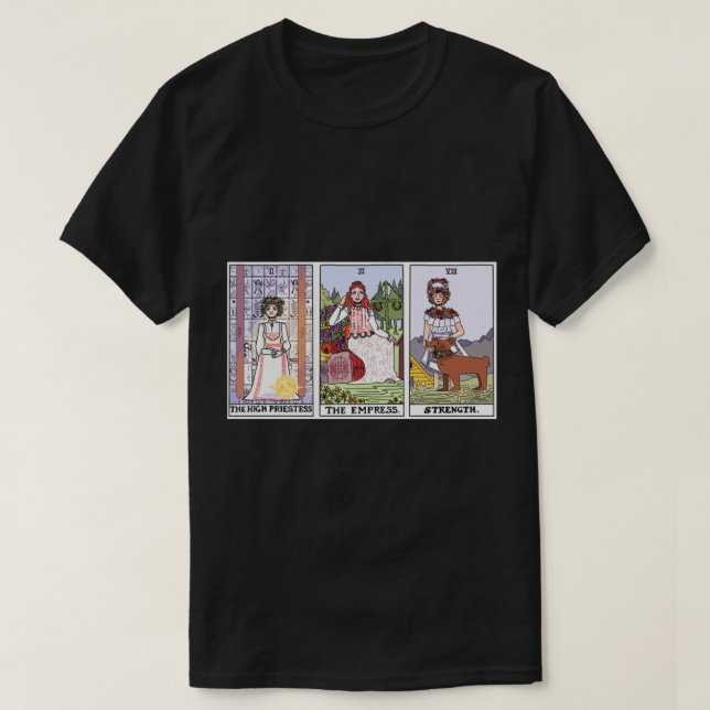 T-shirt Midsommar Tarot Cards (color version)   (Design devant)