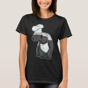 T-shirt Miel badger Chef Chef casquette