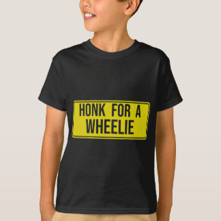 T-shirt Miel pour roue, motocyclette freestyle