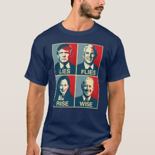 T-shirt Mies Mouches Augmenter Sage