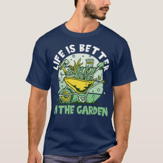 T-shirt Mieux Dans Le Jardin