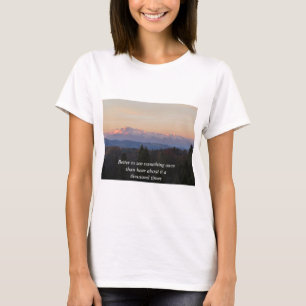 T-shirt Mieux vaut voir quelque chose une fois Tatras Trav