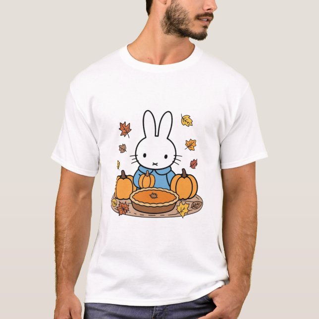 T-shirt Miffy on Thanksgiving (Devant)
