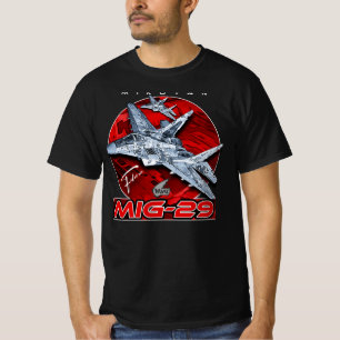 T-shirt MIG-29 Union soviétique Avion de combat de supério
