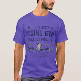 T-shirt Mighty Mick Boing Gym Épuisé Lts drôle
