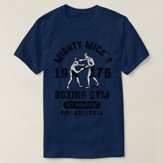 T-shirt Mighty mikes boxing gym 1976 (Design devant)