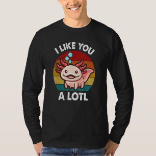 T-shirt Migl Axolotl Je Vous Aimerais Alotl Salamander Vin