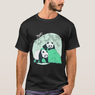 T-shirt mignon animaux en peluche Panda