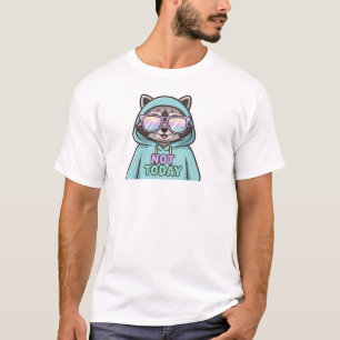 T-shirt mignon au Raton Laveur – Citation drôle “P