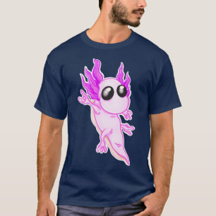 T-shirt Mignon Axolotl Drôle Salamandre Amphibiens