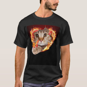 T-shirt Mignon ca pour les chats maison chats tigre