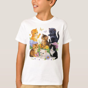 T-shirt Mignon Chat Chaton Amateur de Chats Anciens