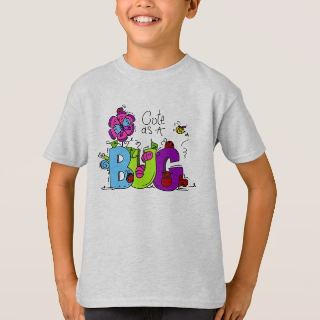T-shirt Mignon comme insecte (Devant)