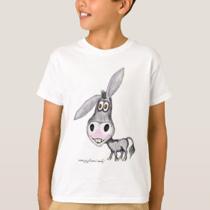 T-shirt mignon d'âne drôle