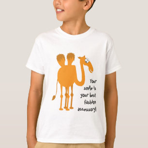 T-shirt mignon de chameau