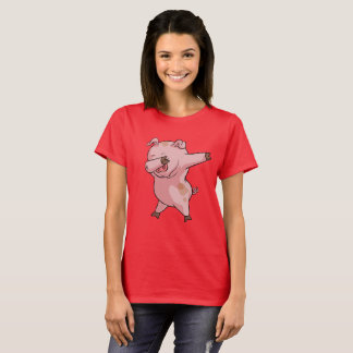 T-shirt mignon de danse de Dabber de porc