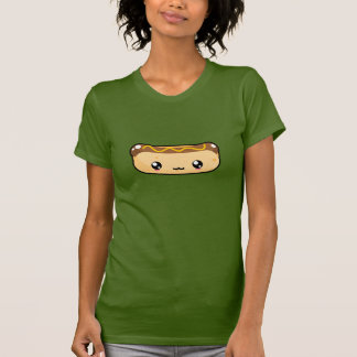 T-shirt mignon de hot-dog de Kawaii