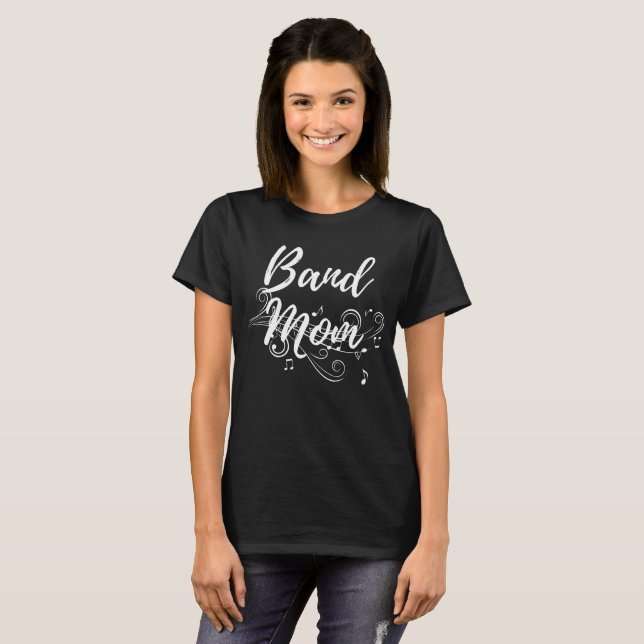 T-shirt mignon de maman de bande pour des mères de (Devant entier)