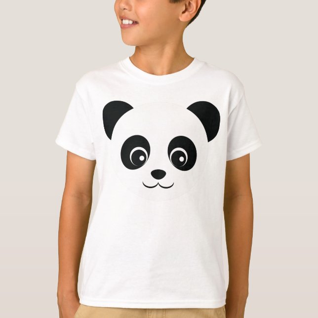 T-shirt mignon de panda (Devant)