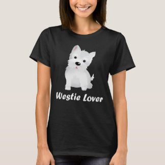 T-shirt mignon de propriétaire de chien d'amant de