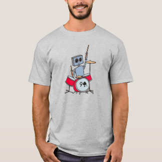 T-shirt mignon de robot de batteur