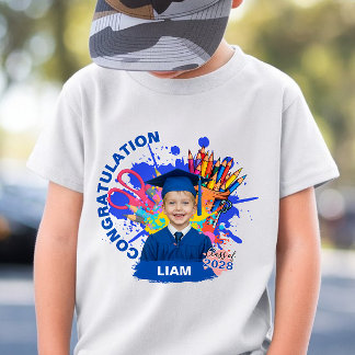 T-shirt Mignon diplôme de maternelle avec photo personnali