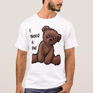 T-shirt mignon d'ours de nounours "j'ai besoin