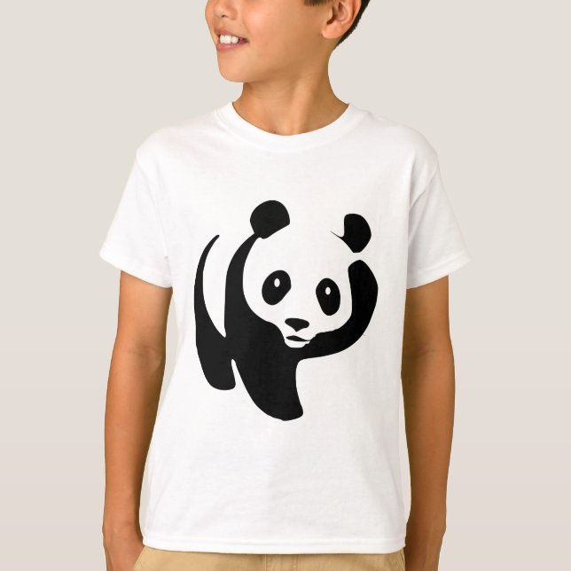 T-shirt mignon d'ours panda (Devant)