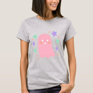 T-shirt mignon fantôme pastel Kawaii