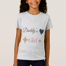 T-Shirt Mignon Fille à Papa – Douce Relation Père 