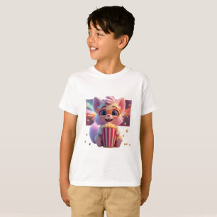 T-shirt Mignon Kitty Popcorn