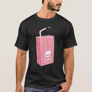 T-shirt Mignon Malade Yami Kawaii Kanji Japonais Jus De Po