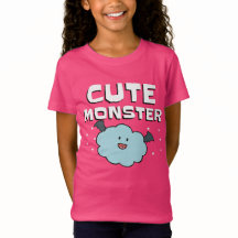 T-shirt mignon Monster Girls' Fine Jersey