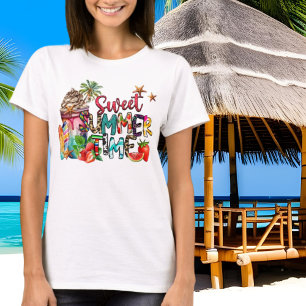 T-shirt mignon mot d'été