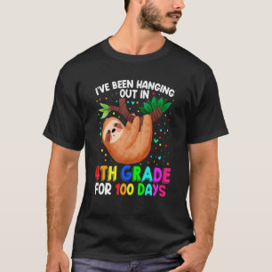 T-shirt Mignon paresseux du 100e jour d'école - 4e année 1