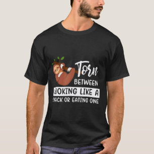 T-shirt Mignon Paresseux Taco Déchiré Entre Ressembler à U