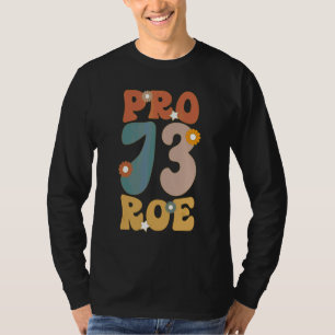 T-shirt Mignon Pro Roe 1973 Féminisme Droits 60s 70s Pro R