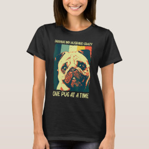 T-shirt Mignon Pug Pour Femmes Maman Chien Animal De Compa