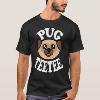 T-shirt Mignon Pug Teetee