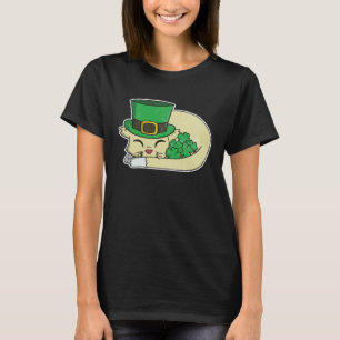 T-shirt Mignon Saint-Patrick pour les filles Chat 1