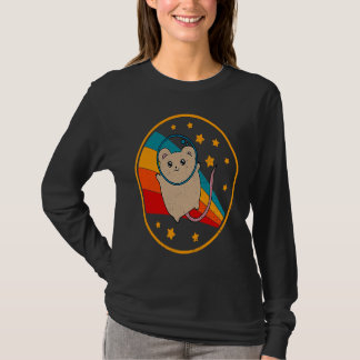 T-shirt Mignon Souris Fantaisie Argente Vintage Rétro Anim