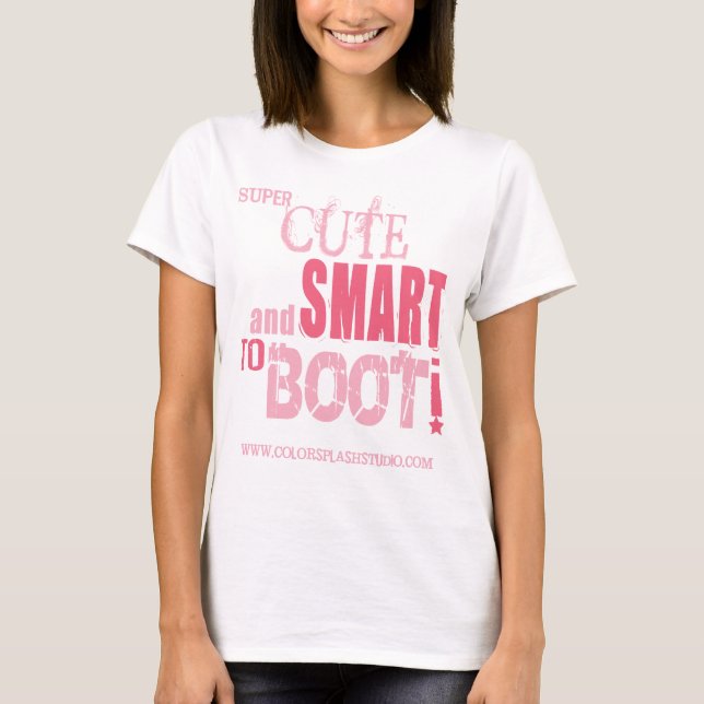T-shirt Mignon superbe et Smart ont adapté la chemise (Devant)