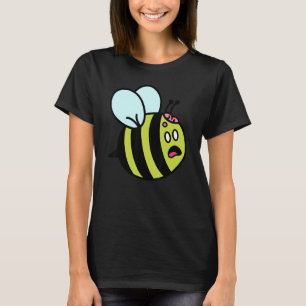 T-shirt Mignonne abeille zombie Zombee Halloween graphique