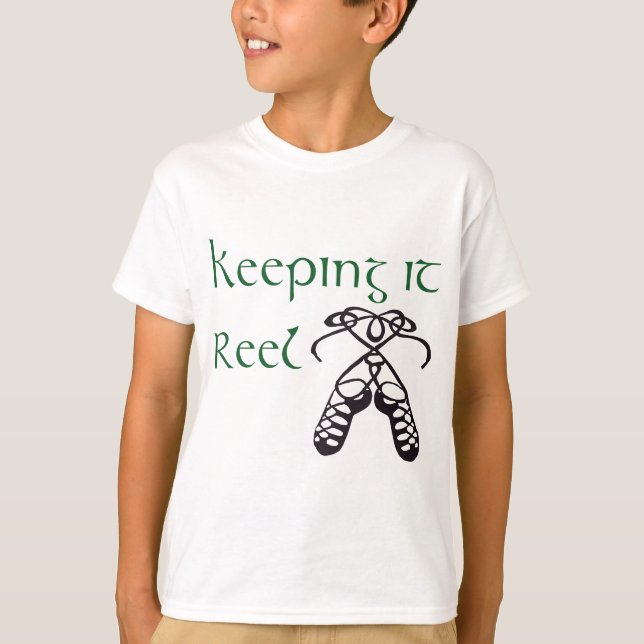 T-shirt Mignonne Amusante Irlandaise Danse pas Filles & Fe (Devant)