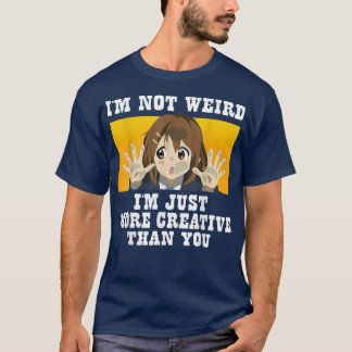 T-shirt Mignonne Anime je ne suis pas bizarre je suis just